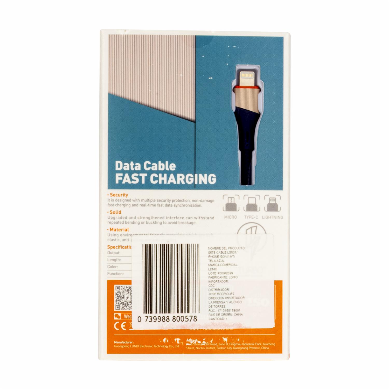 Cable LS631 LDNIO 30 W - Imagen 2