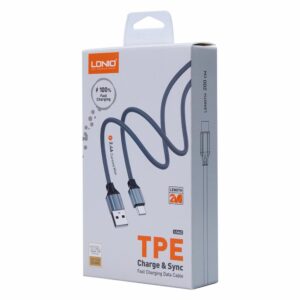 Cable Carga Rápida 2 Metros LDNIO 2,4 A