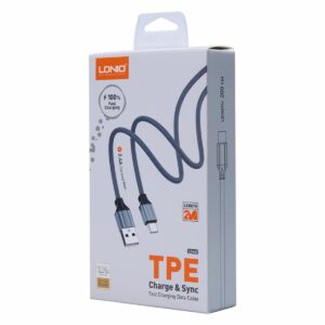 Cable Carga Rápida 2 Metros LDNIO 2,4 A