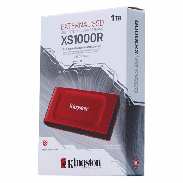 Memoria Externa SSD 2da Generación Rojo KINGSTON 1 T - Imagen 2