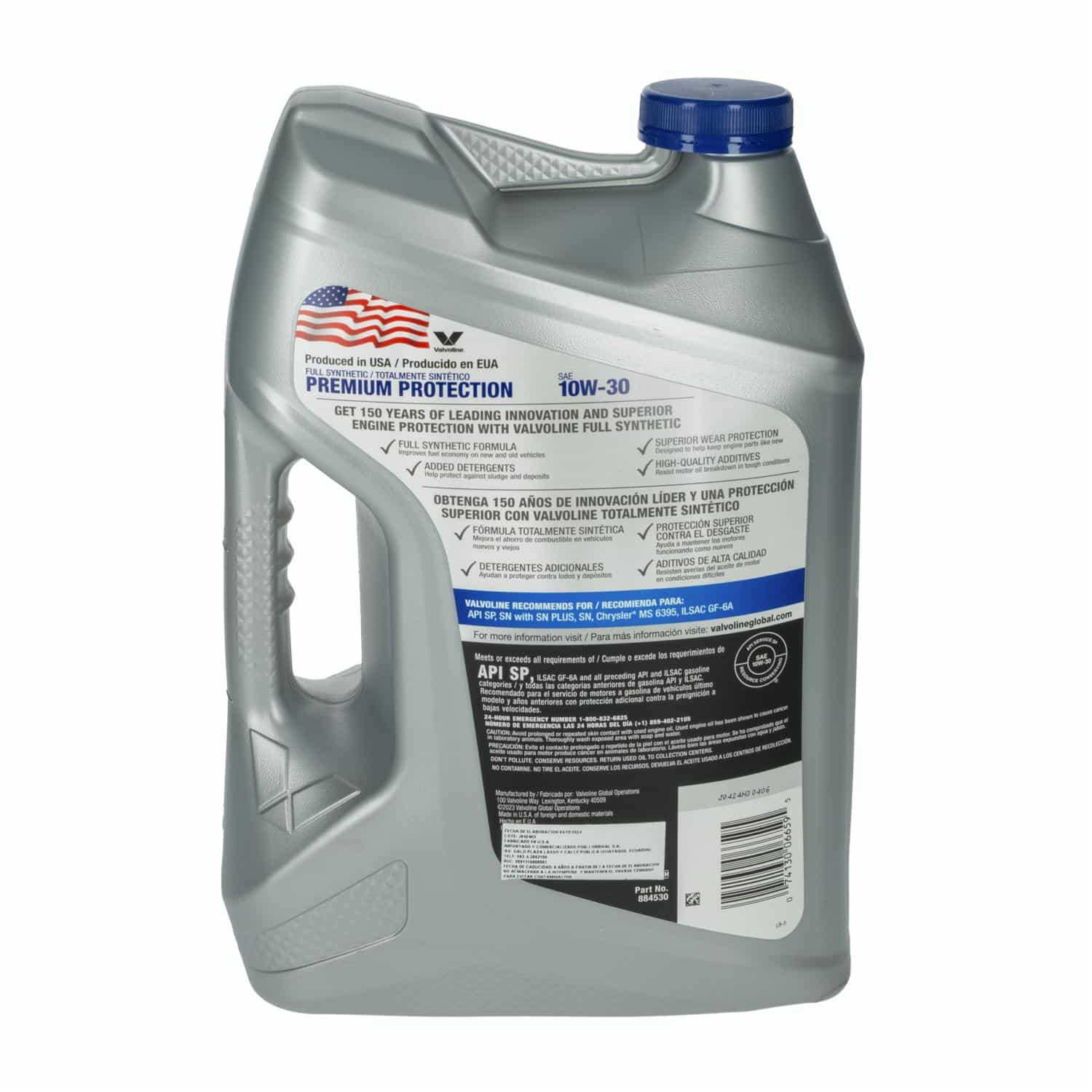 Aceite De Protección 10W30 Api Sn VALVOLINE Unidad - Imagen 2