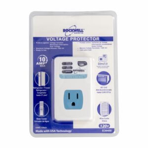 Protector De Voltaje 1Toma 3P Sencillo Electrodomésticos ROCKWELL Unidad