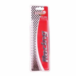 Emblema Automotriz Cromado Racing LAFA Unidad