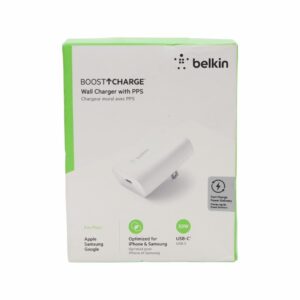 7540 CARGADOR BELKIN PD PPS USBC 30W AC STANDALONE WHITE