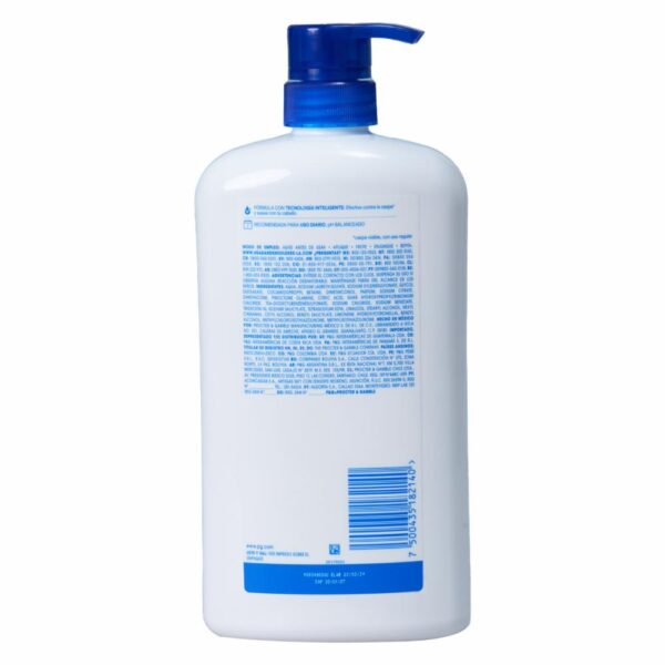 Shampoo Y Acondicionador Para Cabello Control Caspa Suave Y Manejable 2 en 1 HEAD & SHOULDERS 850 Ml - Imagen 2