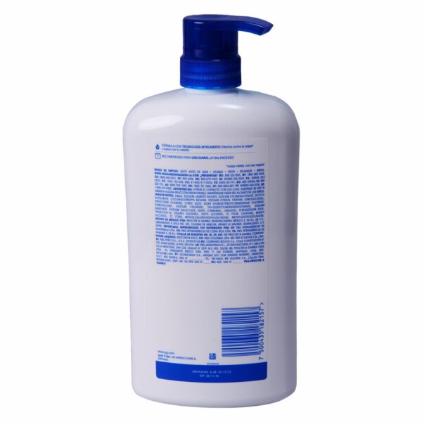 Shampoo Para Cabello Control Caspa Protección Caída Con Cafeína HEAD & SHOULDERS 850 Ml - Imagen 2