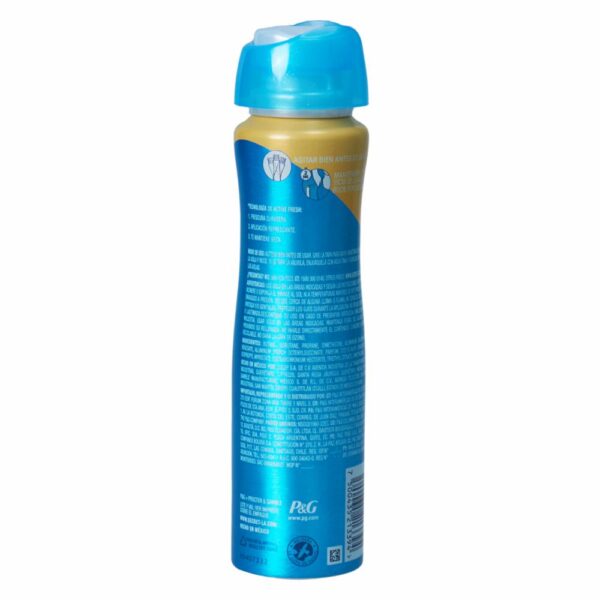 Desodorante En Spray Antitranspirante Active Fresh Fragancia Vainilla SECRET 150 Ml - Imagen 2