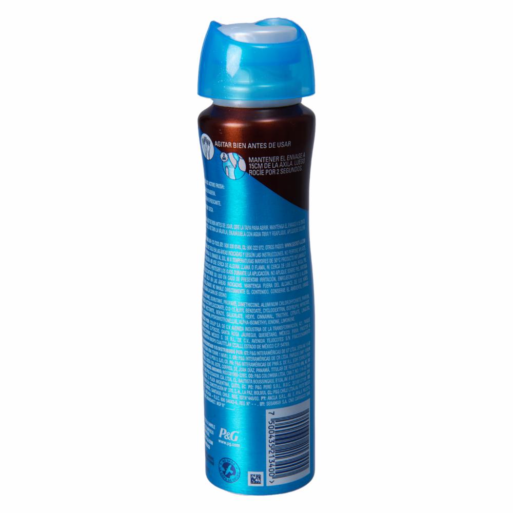 Desodorante En Spray Antitranspirante Active Fresh Fragancia Coco SECRET 150 Ml - Imagen 2