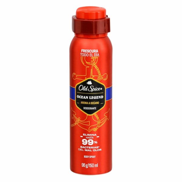 Desodorante en Spray Para Caballero Ocean Legend Aroma Océano OLD SPICE 150 M