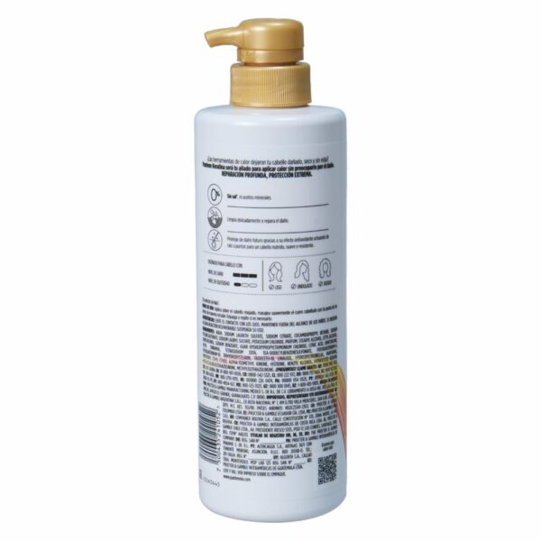 Shampoo Para Cabello Línea Miracles Keratina Repara Y Protege PANTENE 510 Ml - Imagen 2