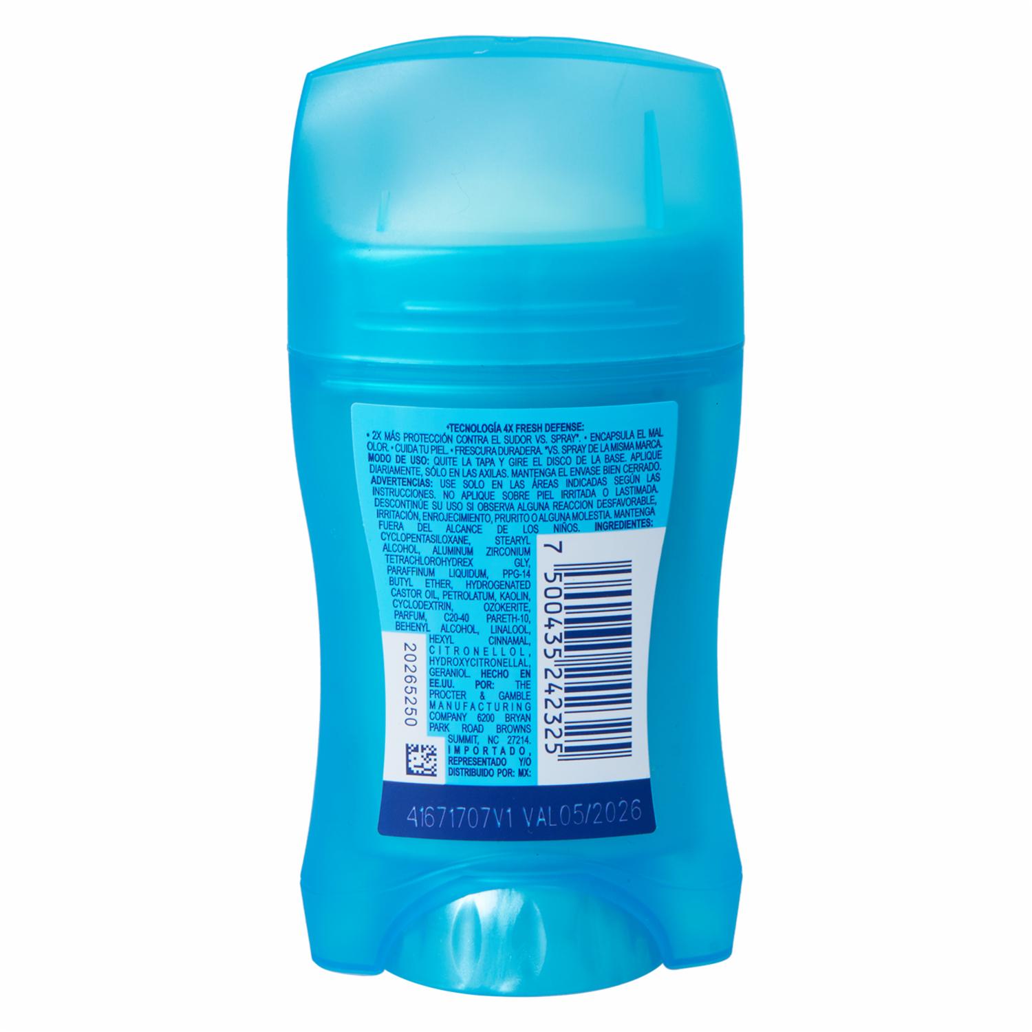 Desodorante En Barra Fresh Defense Waterlily SECRET 45 G - Imagen 2