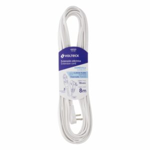 Extensión Eléctrica 2X16 8M Blanco PRETUL Unidad