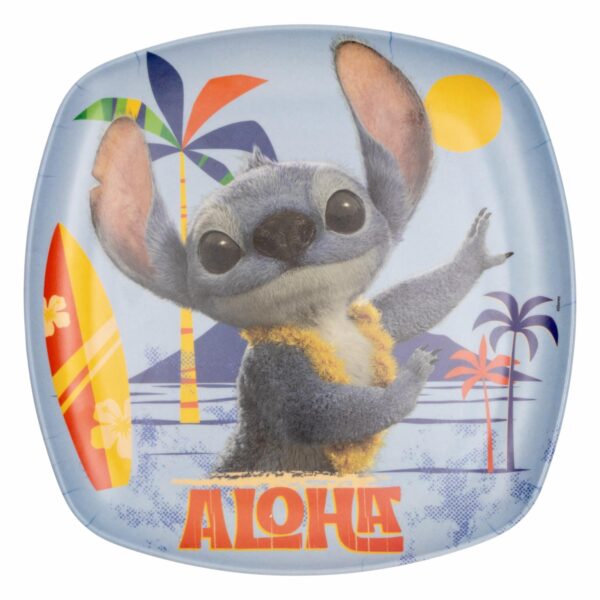 Plato Tendido Cuadrado Stitch DISNEY 25x25 Cm - Imagen 2