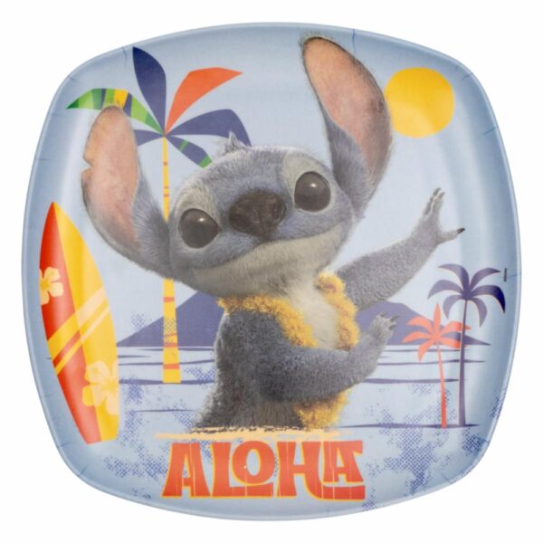 Plato Tendido Cuadrado Stitch DISNEY 25x25 Cm - Imagen 2