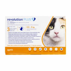 Pipetas Antipulgas Y Parásitos REVOLUTION PLUS 0,5 Ml