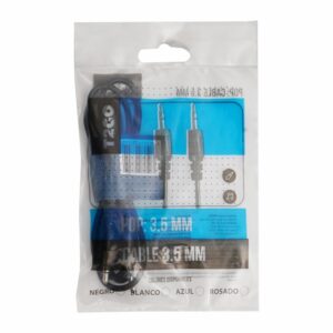 Cable De Audio De 3.5 Mm T2GO Negro