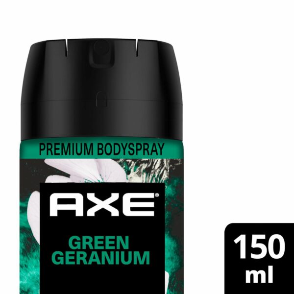 Body Spray Para Caballero Green Geranium AXE 150 Ml - Imagen 2