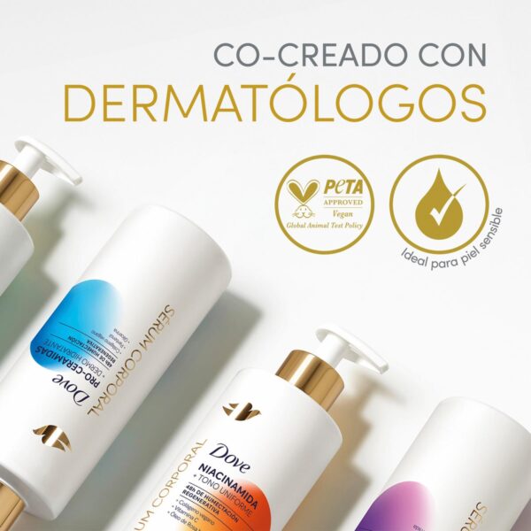 Serum Corporal Hialuronico Demorenovador DOVE 1000 Ml - Imagen 4