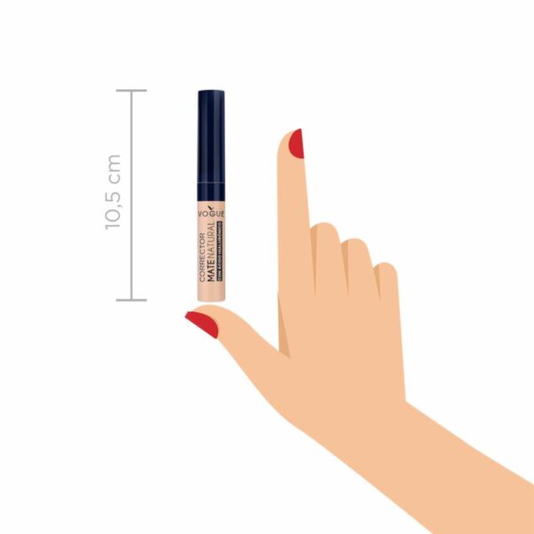 Corrector Líquido Mate Natural Tono Arena VOGUE - Imagen 4