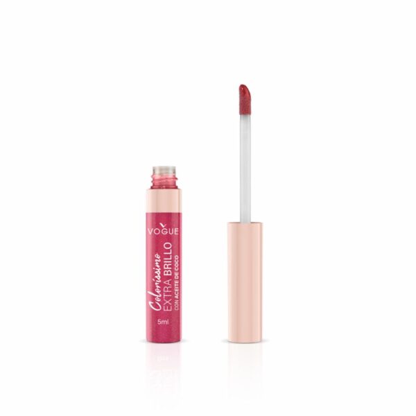 Labial Líquido Colorissimo Extra Brillo Tono Playa VOGUE - Imagen 7