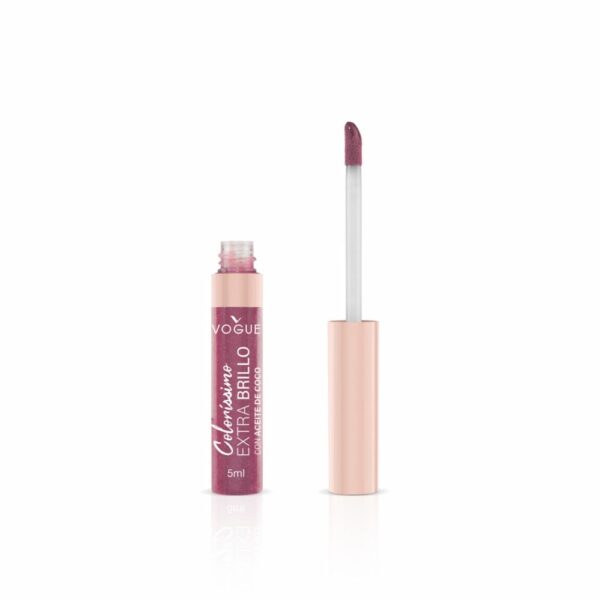 Labial Líquido Colorissimo Extra Brillo Tono Playa VOGUE - Imagen 5