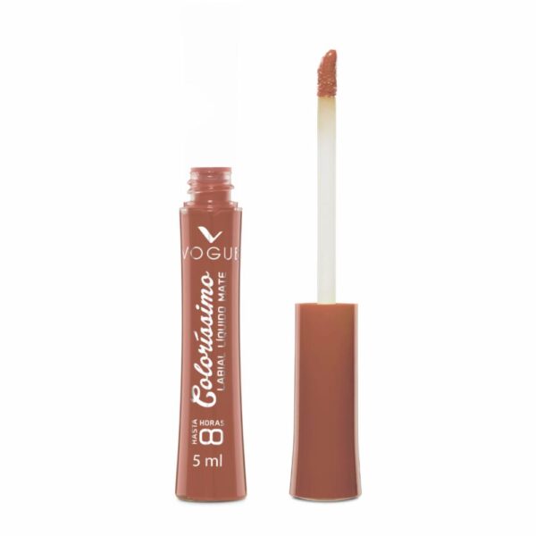 Labial Líquido Colorissimo Tono Carmín VOGUE - Imagen 6