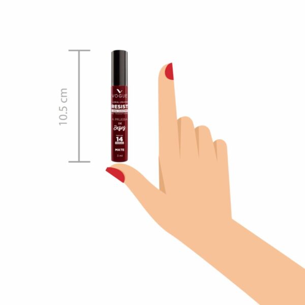 Labial Líquido Resist Tono Atrevida VOGUE - Imagen 4