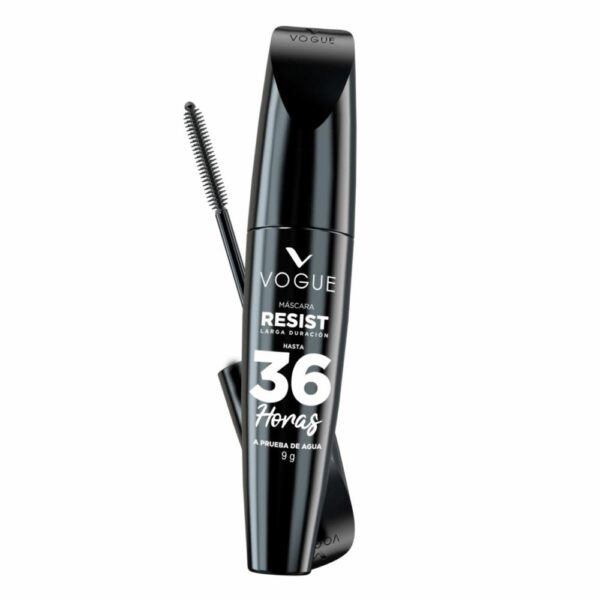 Máscara de Pestañas Resist A Prueba De Agua Negro VOGUE 9 G - Imagen 5