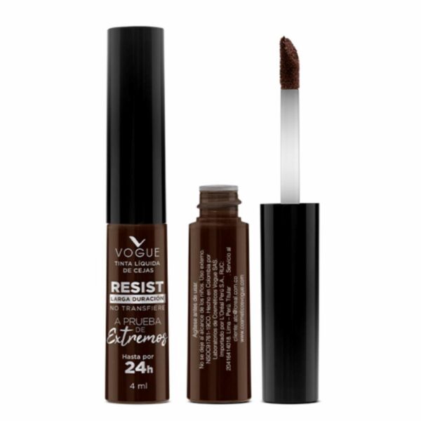 Tinta de Cejas Resist 24 Horas Tono Café VOGUE 4 Ml - Imagen 5