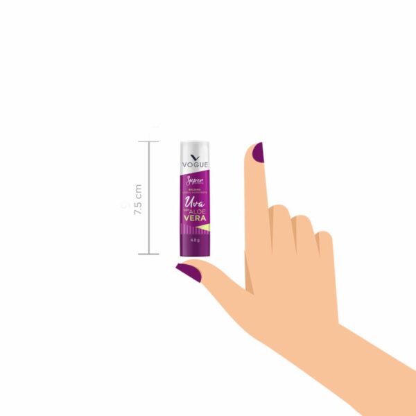 Bálsamo Labial Kiss My Lips Tono Uva Aloe VOGUE - Imagen 3