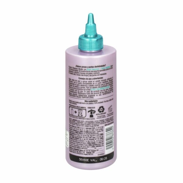 Shampoo De Cabello Hialuronico Pure Micelar ELVIVE 300 Ml - Imagen 2