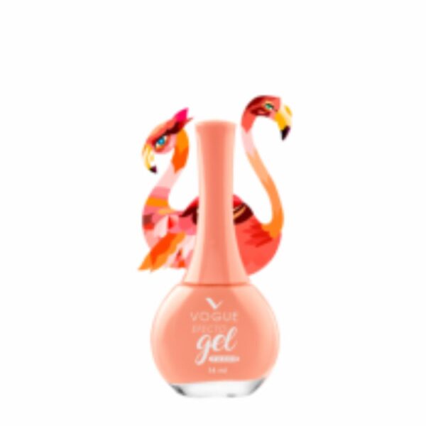 Esmalte de Uñas Efecto Gel Tono Flamingo VOGUE - Imagen 2