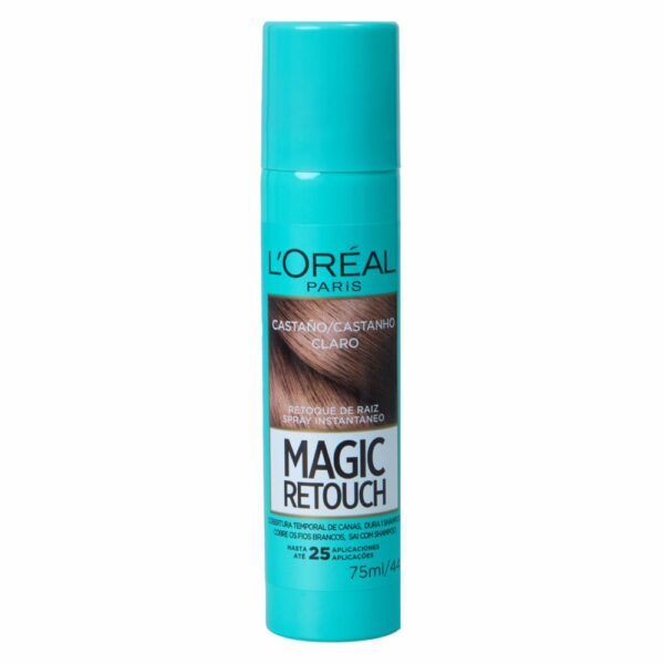 Retoque De Raíz Instantáneo Magic Retouch Castaño Claro L´ORÉAL Spray 75 Ml