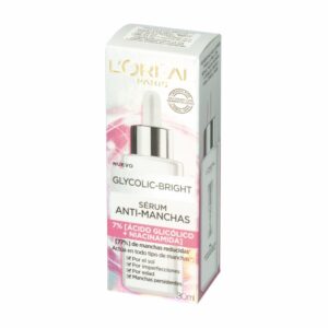 Sérum Facial Glycolic Bright- Antimanchas Ácido Glicólico y Niacinamida L´ORÉAL PARIS 30 Ml
