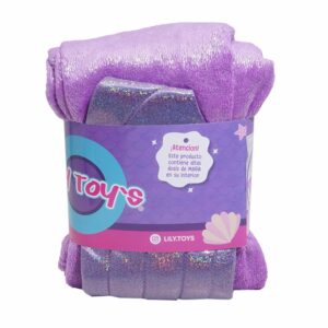 Cobija Sirena Lila LILY TOY'S 120 Cm