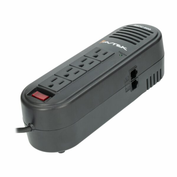 Regulador De Voltaje 300 W Para Equipos De Computo RSPC-600-4T503 AVTEK 4 Tomas
