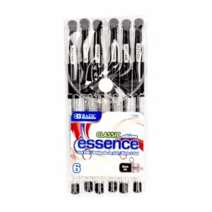 Bolígrafo De Gel Color Negro Essence BAZIC Unidad