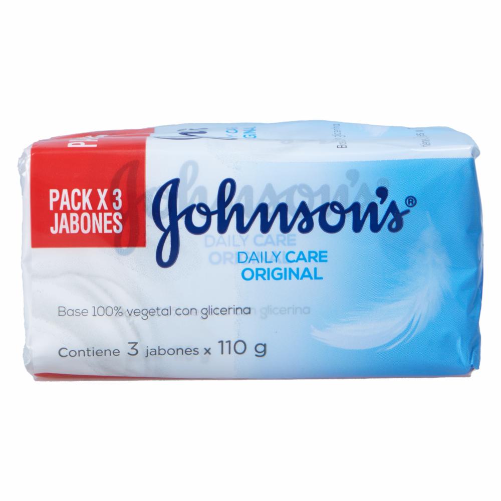 Jabón En Barra Original Tripack JOHNSON'S 330 G - Imagen 2