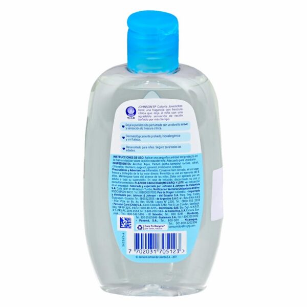 Colonia Infantil Jovencitos JOHNSON´S BABY 200 Ml - Imagen 2