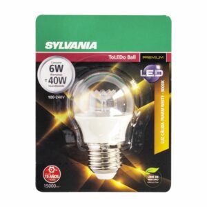 Foco De Globo Decorativo 6WLuz SYLVANIA Unidad