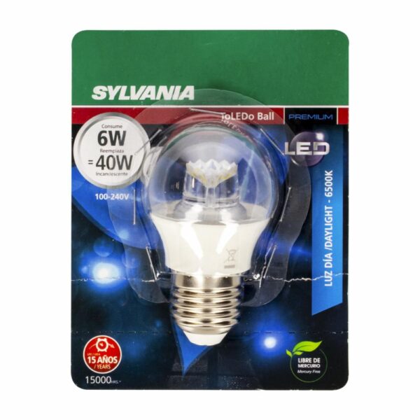 Foco De Globo Decorativo 6W SYLVANIA Unidad
