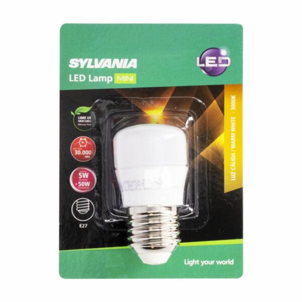 Foco Led Luz Calida 5W SYLVANIA Unidad