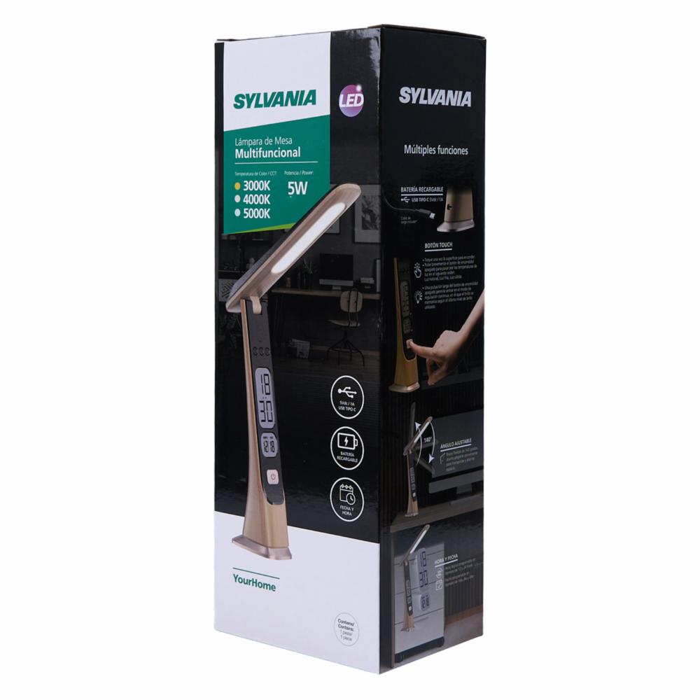 Lámpara Led De Mesa Multifuncional Recargable SYLVANIA 5 W - Imagen 3
