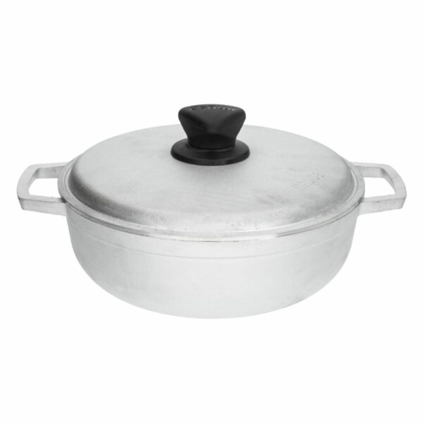 Caldero Acero Forjado Con Tapa De Vidrio IMUSA 22 Cm - Imagen 3