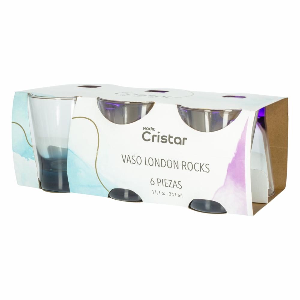 Set De Vasos London Rocks 6 Piezas 347 Ml CRISTAR 0380CF6 - Imagen 3