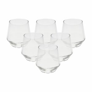 Set De Vasos Rotterdam Rocks 6X368 Ml CRISTAR 0923CL6