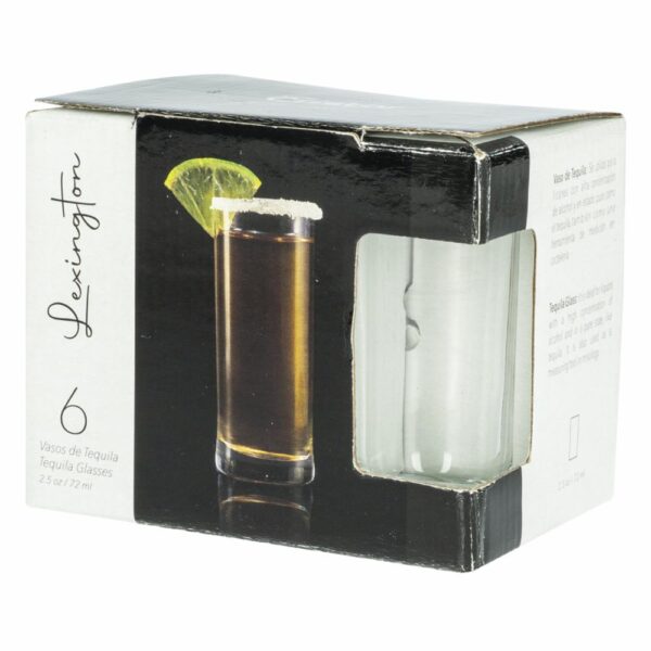 Set De Copas Shot Lexington 6  Piezas CRISTAR 0054EL6BAR - Imagen 3