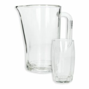 Set Jarra Y Vaso Venecia 5  Piezas CRISTAR 9870