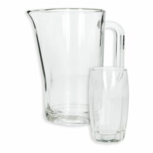 Set Jarra Y Vaso Venecia 5 Piezas CRISTAR 9870