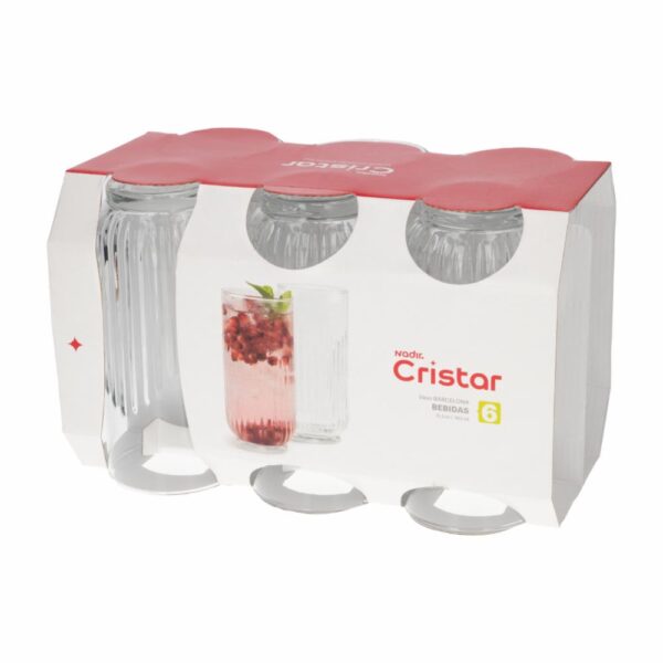 Set De Vasos Barcelona 6 X 425 Ml CRISTAR 0928CL6 - Imagen 3